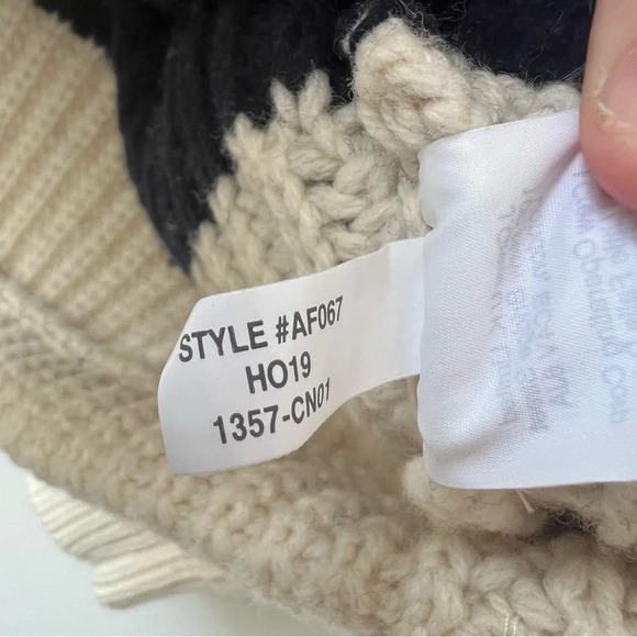 NWT J. Crew Striped Wool Blend Turtleneck Heavy Knit Sweater With Pockets - Picture 4 of 6